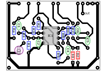 GRETSCH ControFuzz Circuit Layout