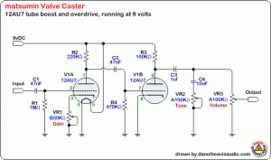 DIY valve overdrive pedal