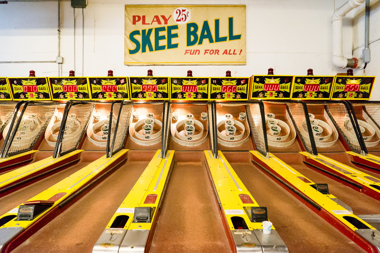 fom tooley skee ball come play with our balls
