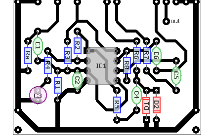 GRETSCH ControFuzz Circuit Layout